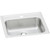 Elkay Celebrity Stainless Steel 19" x 17" x 6-1/8" 1-Hole Single Bowl Drop-in Bathroom Sink