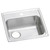 Elkay Celebrity Stainless Steel 19-1/2" x 19" x 5-1/2", 1-Hole Single Bowl Drop-in ADA Sink with Quick-clip and Left Drain