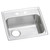 Elkay Celebrity Stainless Steel 19-1/2" x 19" x 5-1/2", 2-Hole Single Bowl Drop-in ADA Sink with Quick-clip and Left Drain