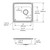 Elkay Celebrity Stainless Steel 19-1/2" x 19" x 5-1/2", 2-Hole Single Bowl Drop-in ADA Sink with Quick-clip and Right Drain