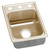 Elkay CuVerro Antimicrobial Copper 15" x 22" x 7-5/8", 2-Hole Single Bowl Drop-in Sink