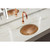 Elkay CuVerro Antimicrobial Copper 18" x 14" x 6", Single Bowl Undermount Bathroom Sink