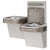 Elkay ezH2O Bottle Filling Station & Versatile Bi-Level ADA Vandal-Resistant Cooler Non-Filtered Non-Refrigerated Light Gray