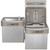 Elkay ezH2O Bottle Filling Station with Bi-Level ADA Cooler Dual Hands Free Activation Filtered Refrigerated Stainless