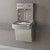 Elkay ezH2O Bottle Filling Station with Single ADA Vandal-Resistant Cooler Filtered Non-Refrigerated Light Gray