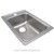 Elkay Lustertone Classic Stainless Steel 15" x 22" x 6-1/2" 1-Hole Single Bowl Drop-in ADA Sink