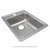 Elkay Lustertone Classic Stainless Steel 17" x 22" x 6" MR2-Hole Single Bowl Drop-in ADA Sink