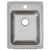 Elkay Lustertone Classic Stainless Steel 17" x 22" x 6-1/2", 1-Hole Single Bowl Drop-in ADA Sink