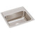 Elkay Lustertone Classic Stainless Steel 19" x 18" x 7-5/8", 0-Hole Single Bowl Drop-in Sink