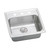 Elkay Lustertone Classic Stainless Steel 19-1/2" x 19" x 6-1/2", 3-Hole Single Bowl Drop-in ADA Sink with Perfect Drain and Quick-clip