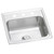 Elkay Lustertone Classic Stainless Steel 19-1/2" x 19" x 7-1/2", 3-Hole Single Bowl Drop-in Sink with Perfect Drain