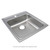 Elkay Lustertone Classic Stainless Steel 19-1/2" x 22" x 5-1/2" 1-Hole Single Bowl Drop-in ADA Sink