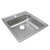 Elkay Lustertone Classic Stainless Steel 19-1/2" x 22" x 6-1/2", 1-Hole Single Bowl Drop-in ADA Sink