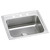 Elkay Lustertone Classic Stainless Steel 22" x 19-1/2" x 7-5/8" 3-Hole Single Bowl Drop-in Sink with Perfect Drain