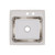 Elkay Lustertone Classic Stainless Steel 22" x 22" x 10-1/8", MR2-Hole Single Bowl Drop-in Sink
