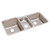 Elkay Lustertone Classic Stainless Steel 40" x 20-1/2" x 9-7/8", Triple Bowl Undermount Sink