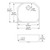 Elkay Lustertone Classic Stainless Steel, 23-5/8" x 21-1/4" x 7-1/2", Single Bowl Undermount Sink Kit