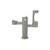 Elkay Outdoor ezH2O Lower Bottle Filling Station Tri-Level Pedestal Non-Filtered Non-Refrigerated Gray