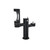 Elkay Outdoor ezH2O Middle Bottle Filling Station Tri-Level Pedestal Non-Filtered Non-Refrigerated Black