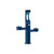 Elkay Outdoor ezH2O Upper Bottle Filling Station Tri-Level Pedestal Non-Filtered Non-Refrigerated Blue