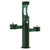 Elkay Outdoor ezH2O Upper Bottle Filling Station Tri-Level Pedestal Non-Filtered Non-Refrigerated Evergreen