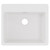 Elkay Quartz Classic 25" x 22" x 9-1/2" Single Bowl Drop-in Sink White