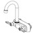 Elkay Scrub/Handwash Wall Mount Faucet