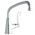 Elkay Single Hole with Single Control Faucet with 10" Arc Tube Spout 4" Wristblade Handle Chrome