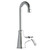 Elkay Single Hole with Single Control Faucet with 4" Gooseneck Spout 2" Lever Handle Chrome