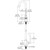 Elkay Single Hole with Single Control Faucet with 4" Gooseneck Spout 6" Wristblade Handle Chrome