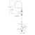 Elkay Single Hole with Single Control Faucet with 8" Gooseneck Spout 2" Lever Handle Chrome