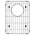 Elkay Stainless Steel 10-5/16" x 14" x 1-1/4" Bottom Grid