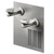 Elkay SwirlFlo Bi-level High Efficiency ADA Fountain with Mounting Frame and Vandal Resistant Bubbler Filtered Refrigerated Stainless