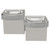 Elkay Versatile Wall Mount Bi-level ADA Cooler Filtered Refrigerated Light Gray Granite