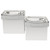 Elkay Versatile Wall Mount Bi-level ADA Cooler Non-filtered Refrigerated Stainless