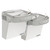 Elkay Wall Mount Bi-level Versatile ADA Cooler Non-filtered Refrigerated Stainless