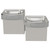 Elkay Wall Mount Versatile Bi-level ADA Cooler Filtered Non-refrigerated Light Gray Granite