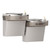 Elkay Dual Hands-free Activation Bi-level ADA Cooler Filtered Refrigerated Light Gray