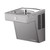 Elkay Halsey Taylor Wall Mount Vandal-Resistant ADA Cooler, Frost Resistant Non-Filtered 8 GPH Stainless