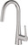 Grohe 32226DC3 Zedra Single-Handle Pull Down Kitchen Faucet Dual Spray 1.75 GPM In Supersteel Finish