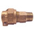 Legend Valve 313-209NL Pipe Coupling 1 x 3/4 in CTS Pack Joint x MPT Bronze