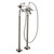 AXOR 16563831 Montreux 2-Handle Freestanding Tub Filler Trim with Lever Handles and 1.8 GPM Handshower in Polished Nickel