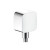 AXOR 36731001 ShowerSolutions Wall Outlet SoftCube with Check Valves in Chrome
