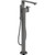 AXOR 46440331 Edge Freestanding Tub Filler Trim with 1.75 GPM Handshower in Polished Black Chrome