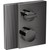 AXOR 46761331 Edge Thermostatic Trim with Volume Control and Diverter - Diamond Cut in Polished Black Chrome