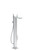 AXOR 47440001 MyEdition Freestanding Tub Filler Trim with 1.75 GPM Handshower in Chrome / Mirror Glass