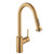Hansgrohe 14877251 Talis S2 High Arc Kitchen Faucet, 2-Spray Pull-Down, 1.75 GPM in Brushed Gold Optic