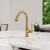 Hansgrohe 04215250 Talis C High Arc Kitchen Faucet, 2-Spray Pull-Down, 1.75 GPM in Brushed Gold Optic