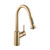 Hansgrohe 04286250 Talis S2 Prep Kitchen Faucet, 2-Spray Pull-Down, 1.75 GPM in Brushed Gold Optic