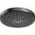 Hansgrohe 4388340 Croma Select S Showerhead 180 2-Jet, 1.8 GPM in Brushed Black Chrome